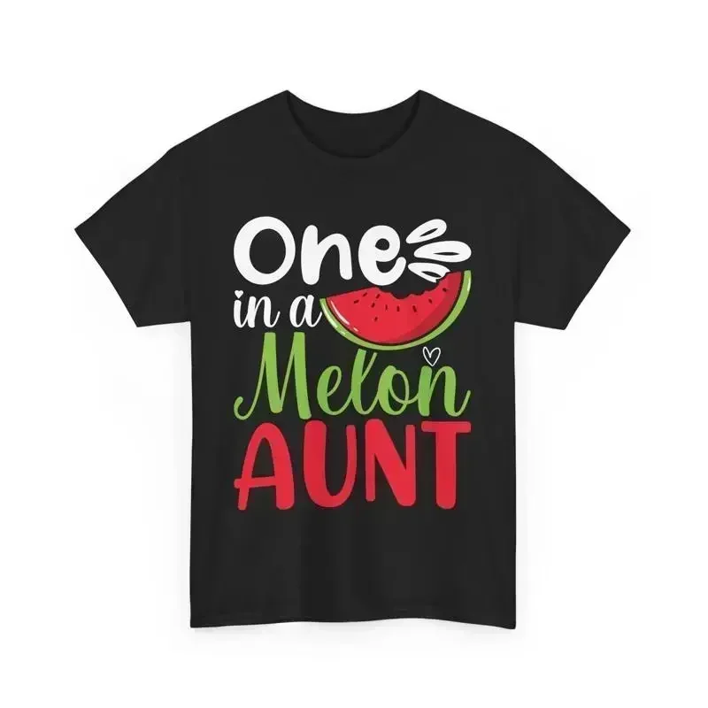 Lustiges Wassermelonen-Tante-T-Shirt, süße Melonen-Tante