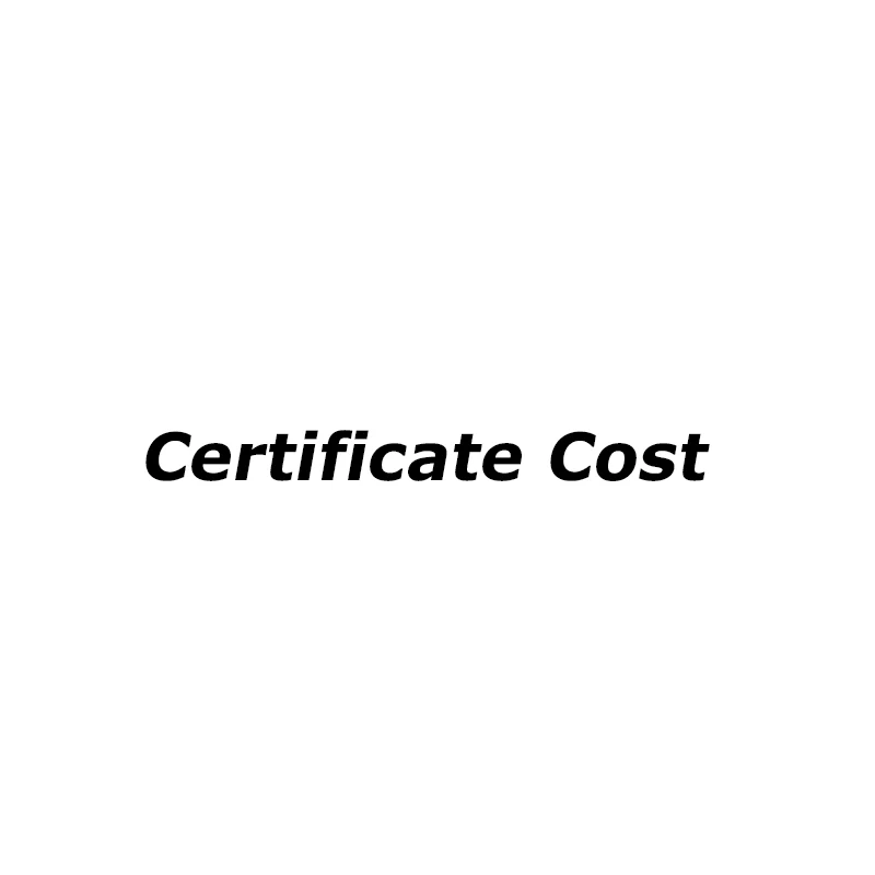 

Certificate Cost