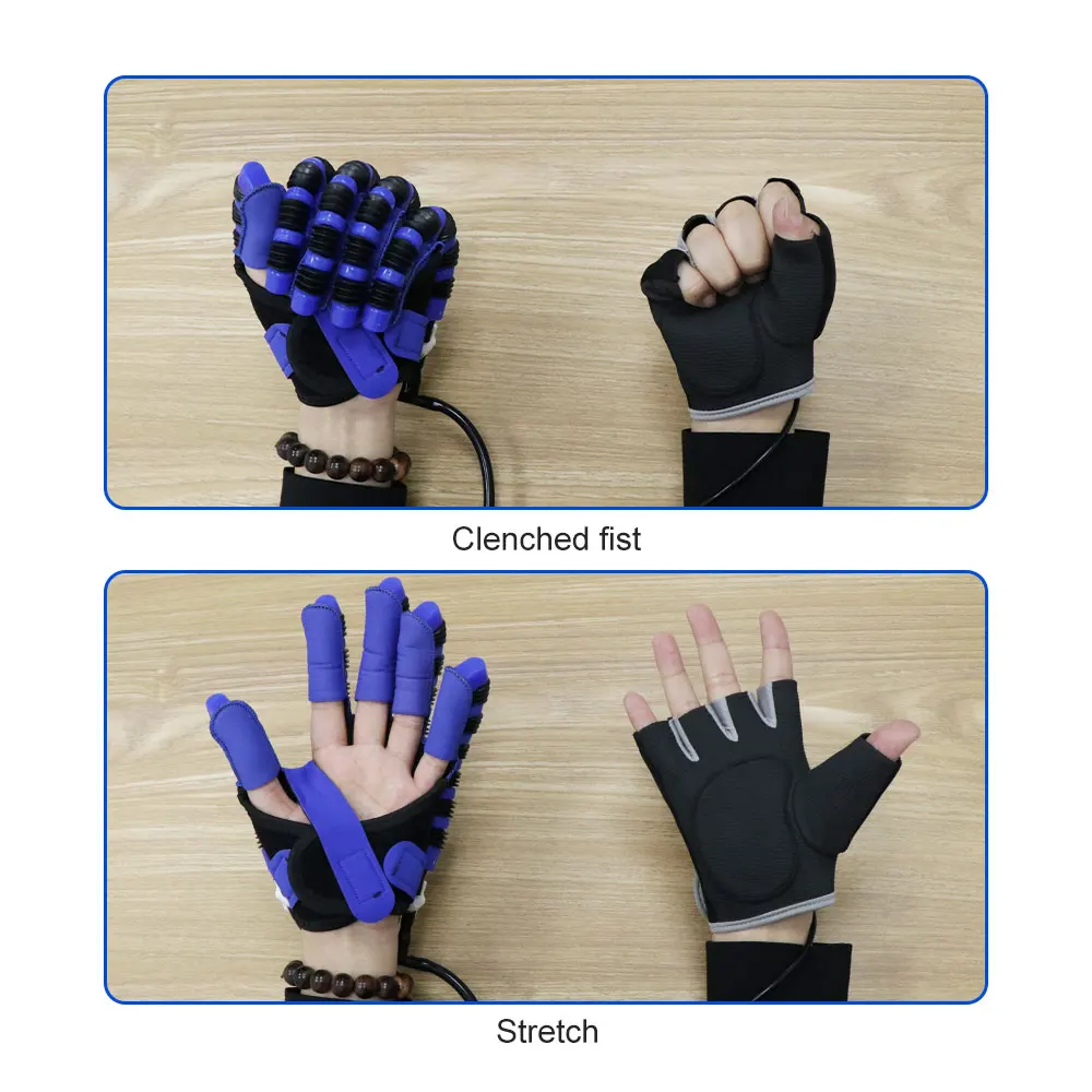 Rehabilitation Robot Gloves Hemiplegia Left Right Hand Finger Function Stroke Recovery Device for Dysfunction Paralysis Patient