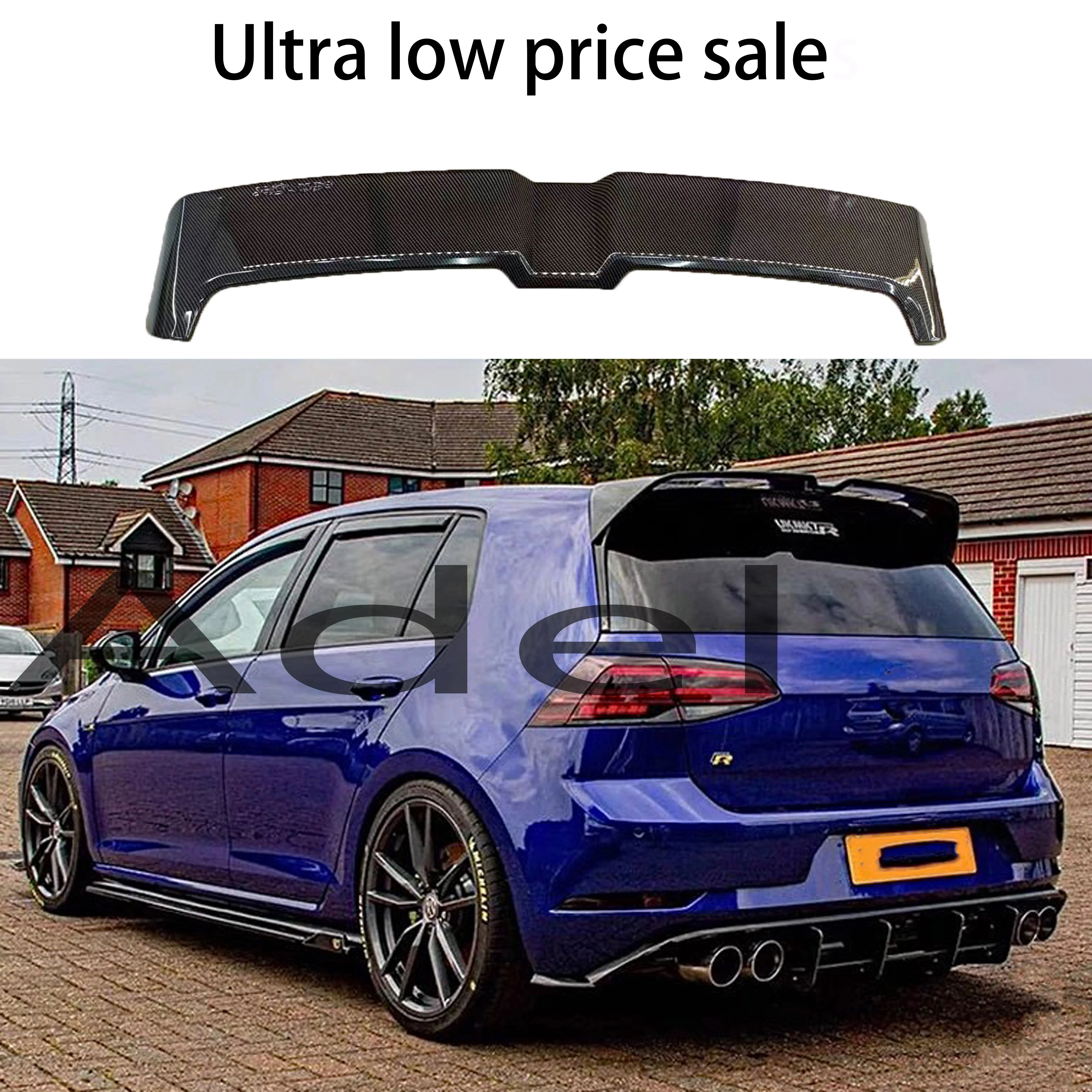 Oettinger Style Roof Spoiler For Volkswagen Golf MK7 7.5 TSi TDi GTI R GTD GTE ABS Plastic Rear Spoiler aleron golf 7 2013 -2020