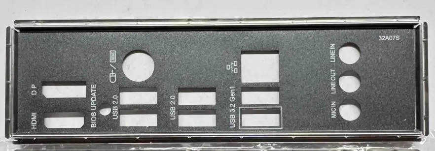 IO I/O Shield Blende Bezel for Colorful B650M-D PRO V14 B650M-G DELUXE D5 Motherboard Baffle Back Plate Bracket