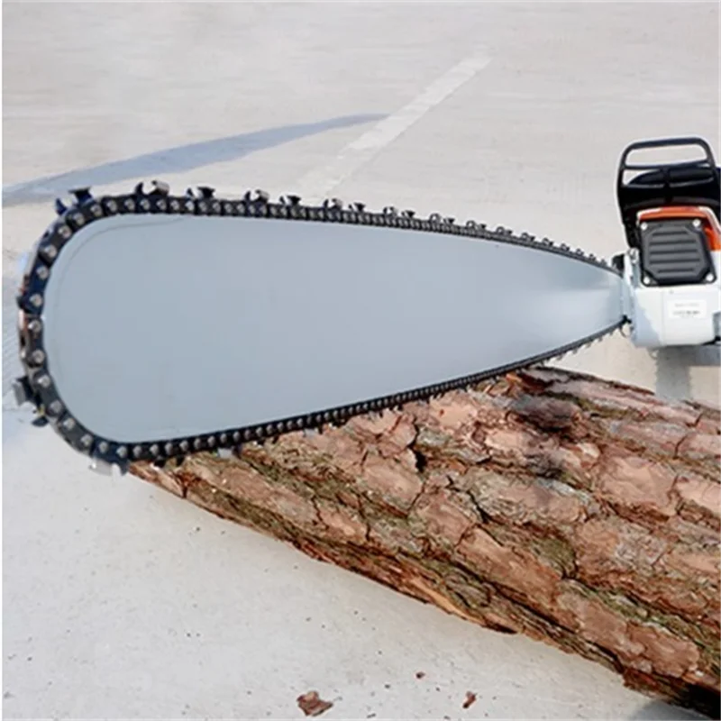 

22/24/28 Inch Chainsaw Extended Guide Plate 52/58 Logging Saw Cutting Board Chain Plate