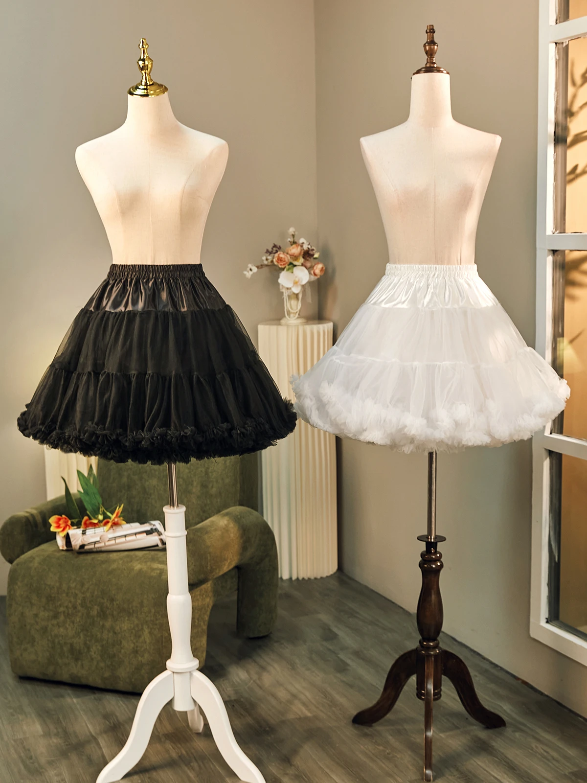lolita-skirt-hoop-daily-cosplay-lace-cotton-candy-puffy-skirt-underlay-cloud-hoop-soft-gauze-no-bone-violent-interior
