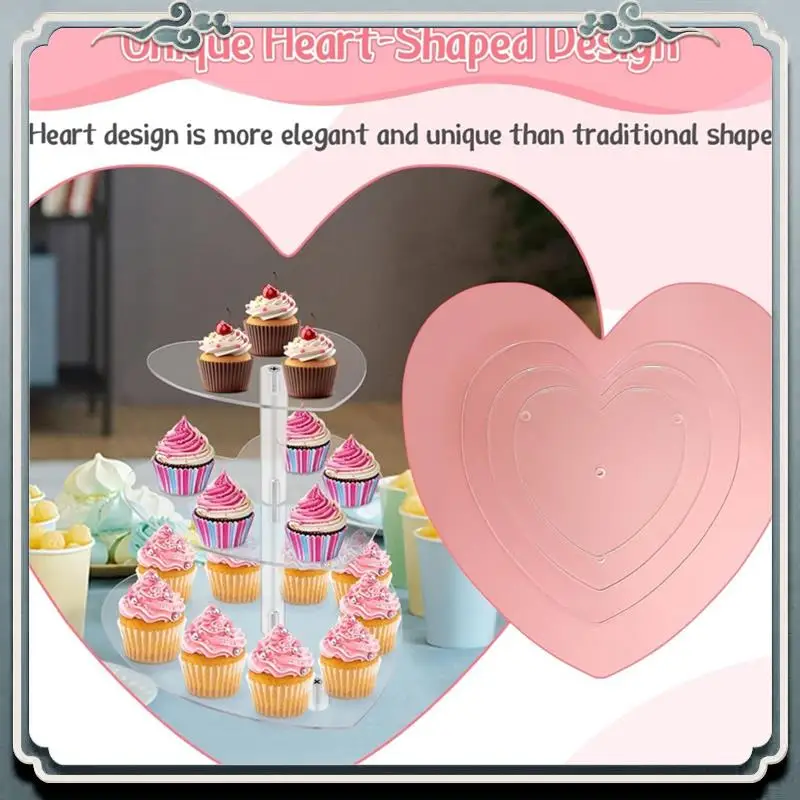 

Durable 3 Tier Cupcake Stand For Pastry Wedding Birthday Partys 3 Tier Cake Stand Party Decor
