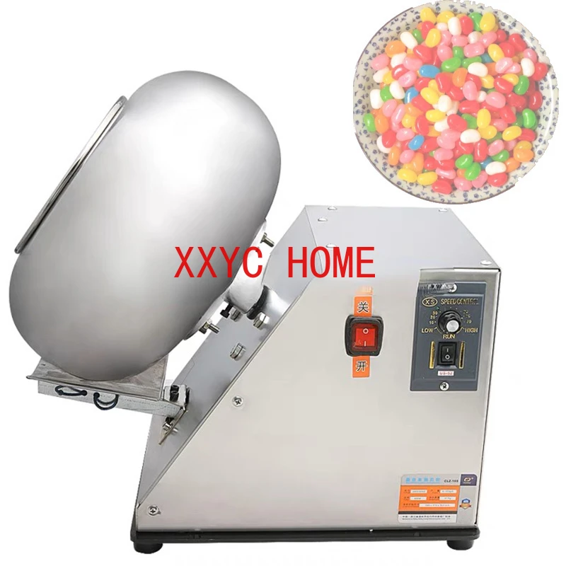 Stainless Steel Sugar Coating Maker New Version Roasted Nuts Sugar Peanut Chocolate Candy Coating Machine