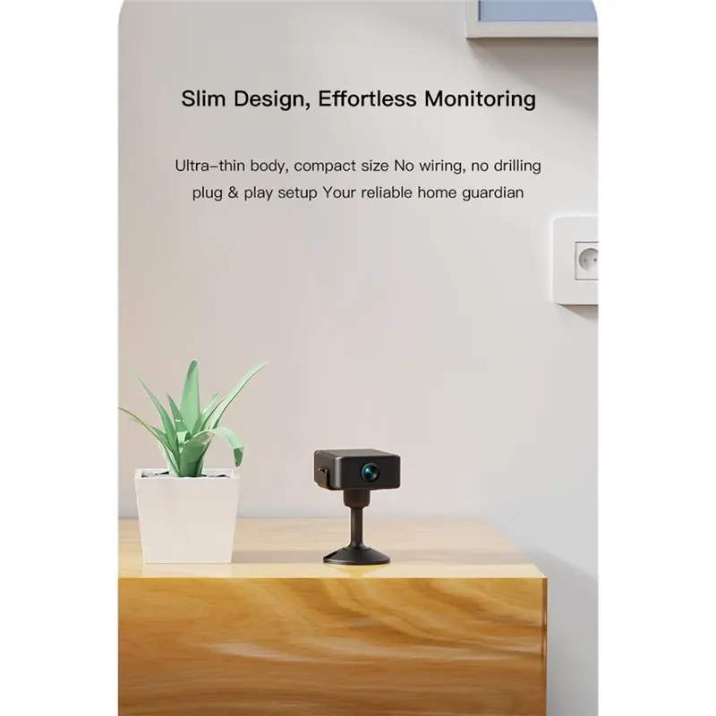 Stable Performance-P2P Wifi IP Camera 1080P HD 940Nm IR Vision 2MP Battery Rechargeable APP Controlled Indoor Smart Home Securit