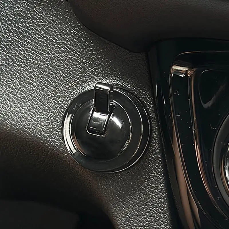Car Starter Button Cover Start Stop Button Cover Protector Car Start Decals Car Start Button Cover Sticker Car Interior Decor