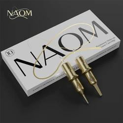 NAOM 10Pcs/Box Permanent Makeup Needles Cartridge Disposable Safety Tattoo Needles Microblading for Cartridge Tattoo Machine Pen