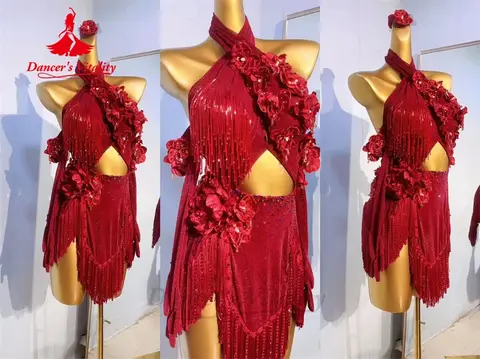 8 best sales लैटिन नृत्य पोशाक प्रतियोगिता - №8