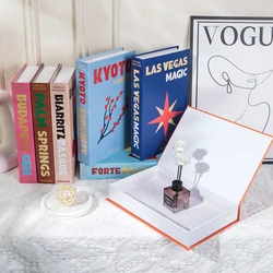 Luxury Fake Book Boxs Home Decoration Accessories for Living Room Fashion Home Decor Prop Books Colorful Coffee Table Books