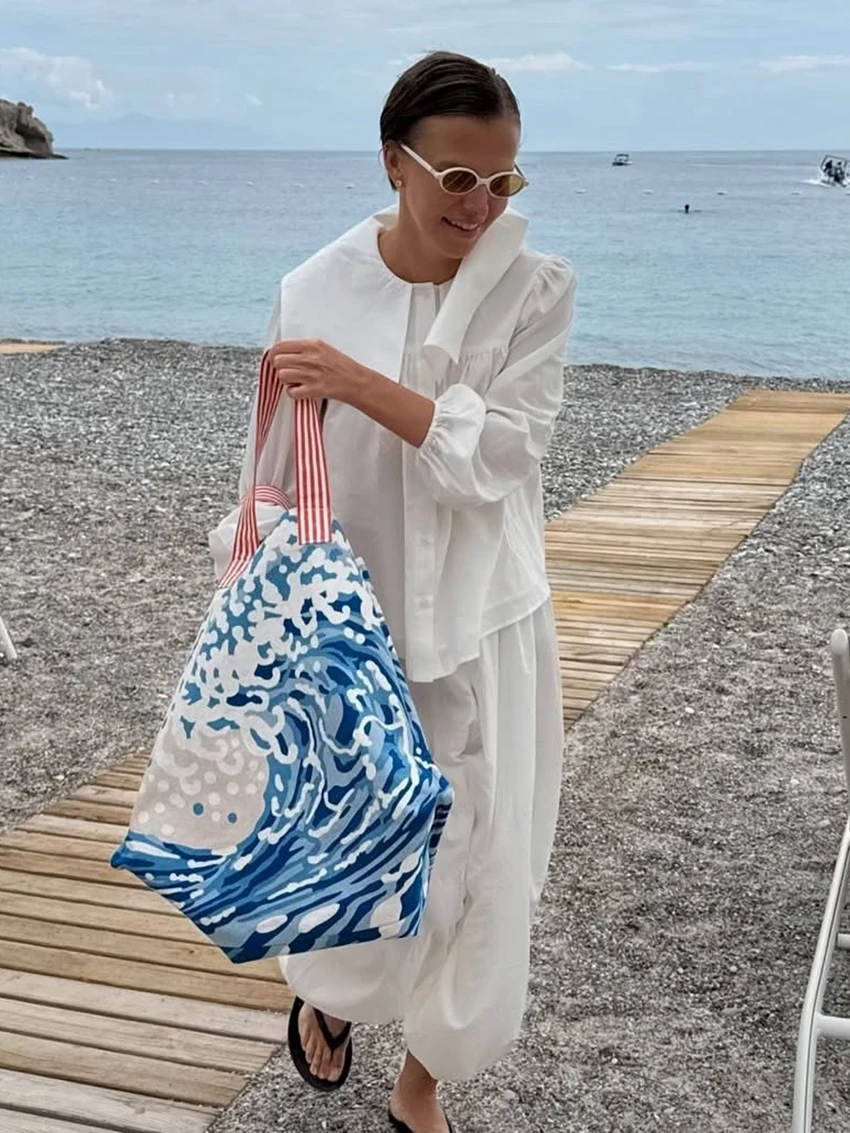 Marthaqiqi Casual Female Nightgowns Set Peter Pan Collar Pajamas Long Sleeve Nightwear Pants Loose Women Nightwear 2 Piece Suit