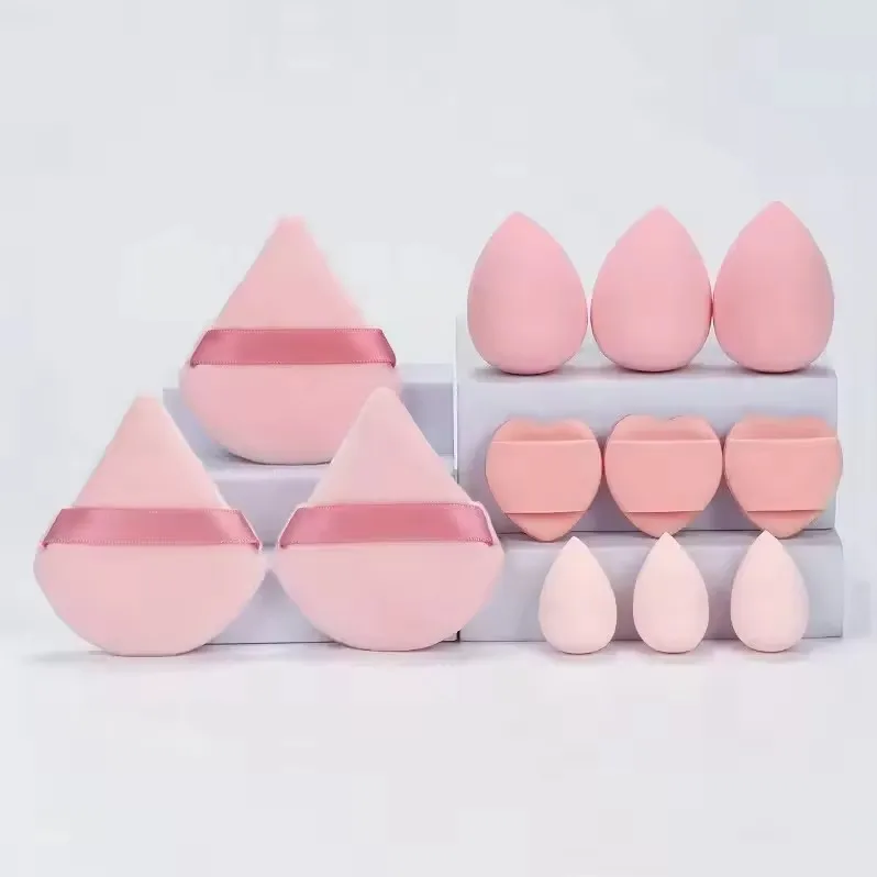 Esponja de Maquillaje Profesional, Mezclador Cosmético, Esponja de Maquillaje en Forma de Huevo, Esponjas para Base de Maquillaje, Brocha para Polvo, Herramientas de Maquillaje Suaves y Multiusos