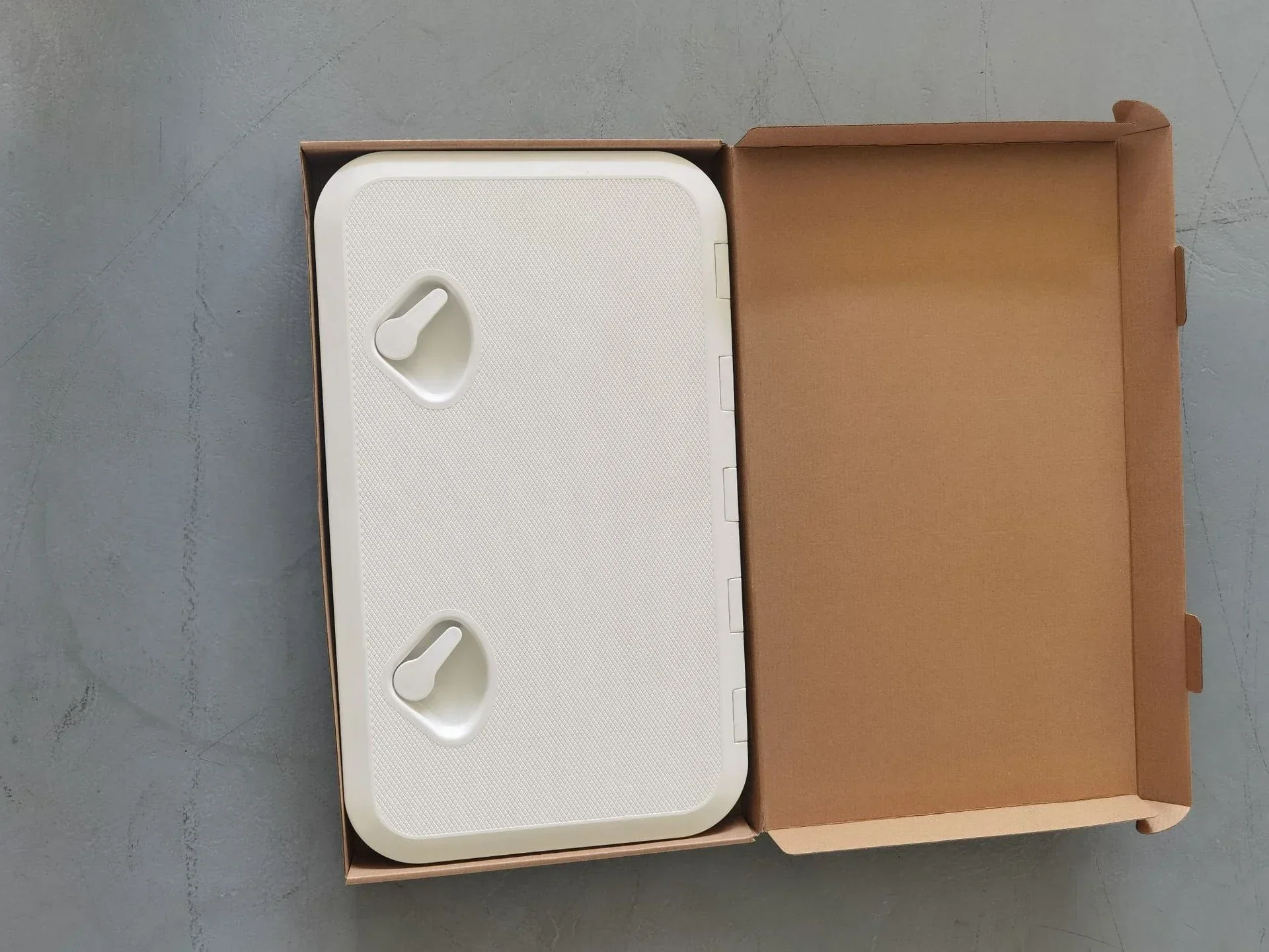 

Hot salesHot salesMarine yacht inspection hole square deck hatch cover white anti slip handhole cover inspection work hatch