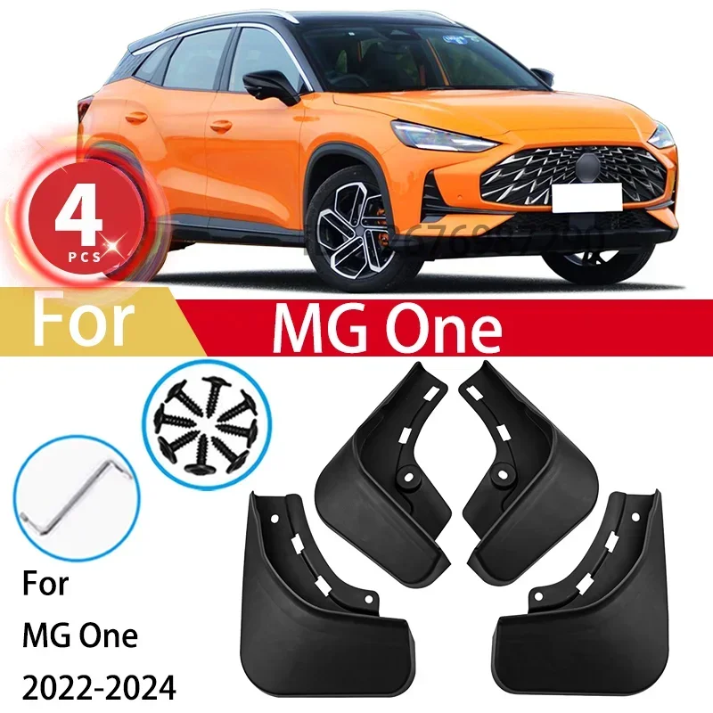 

For MG One 2022 2023 2024 4Pcs Mudguards Mud Flaps Splash Guards MudFlaps Front Rear Fender Car Accessories