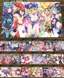 New YuGiOh OCG Playmat Dark Magician Girl Duel Battlefield TCG CCG Mat Mouse Pad Table Play Mat Trading Card Game Mat + Free Bag