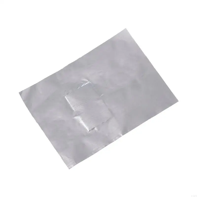 L8RD 50 Aluminiumfolie Art Soak Off Acryl Gel Polish Wraps Remover