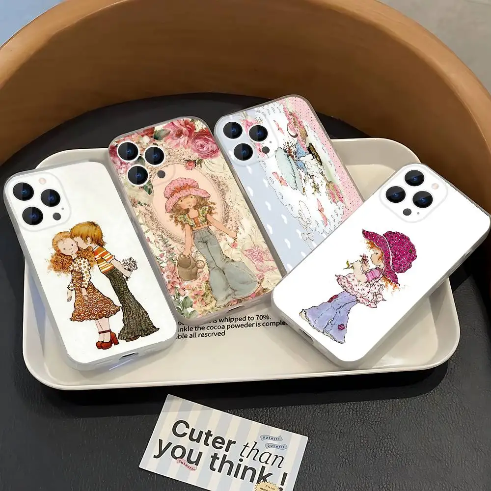 

Art S-Sarah Kay Phone Case For iPhone 17,16,15,14,13,12,11 Pro,Max,Plus,X,XS,XR,SE4,E Mini Transparent Soft Cover
