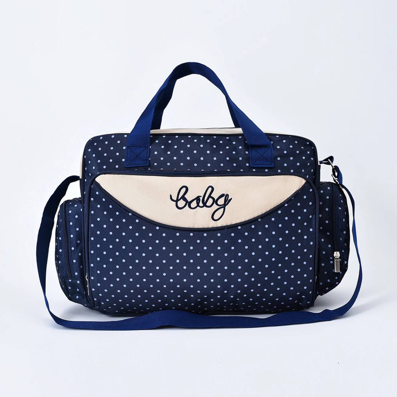 Fashionable Dot Large One Shoulder Mommy Bag for Going Out Multi functional, Large Capacity Handheld Diagonal Diaper Bag