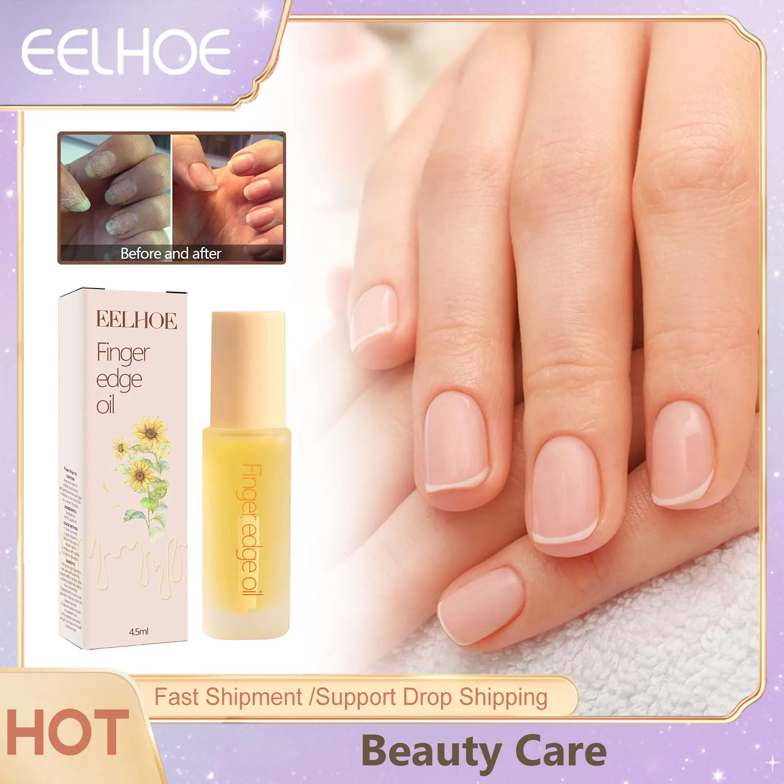 Nail Cuticle Roll On Oil Fingernail Revitalize Soften Edge Repair Oil Roller Pen Nail Nourishment Manicure Care Dead Skin Remove