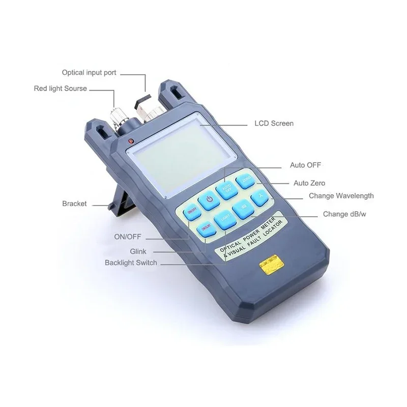 New Optical Power Meter With VFL And Red Light Source OPM-3 FTTH Fiber Optic Tester And Tools