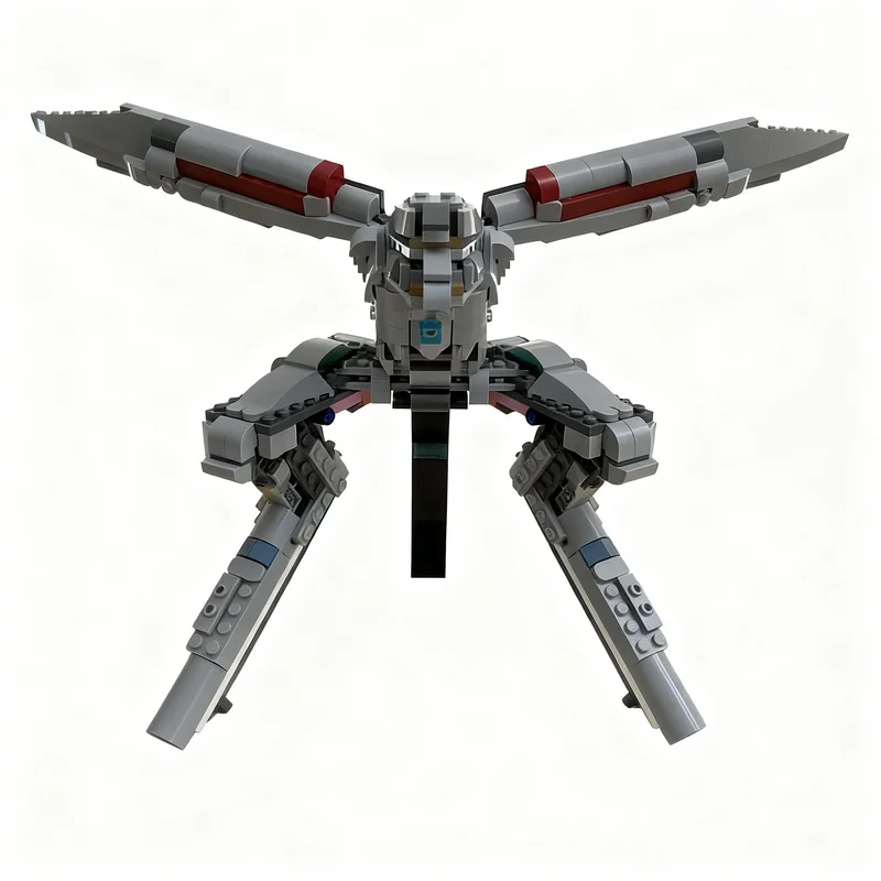 1094 stuks MOC Metal Gear Rex Ray Two Pack Icons Model Bouwstenen Architectuur Speelgoed Kerstcadeaus Idee Baksteen Verjaardag