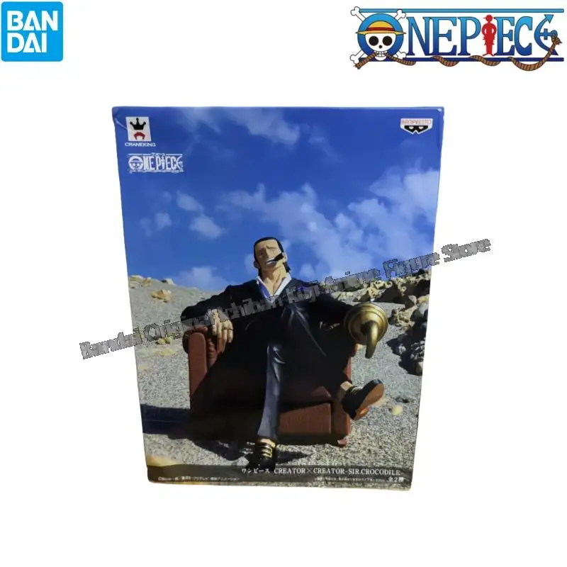 

In Stock Bandai Original Box Garage Kit Model One Piece Sir Crocodile Anime Characters Collectible Original Action Figure Statue