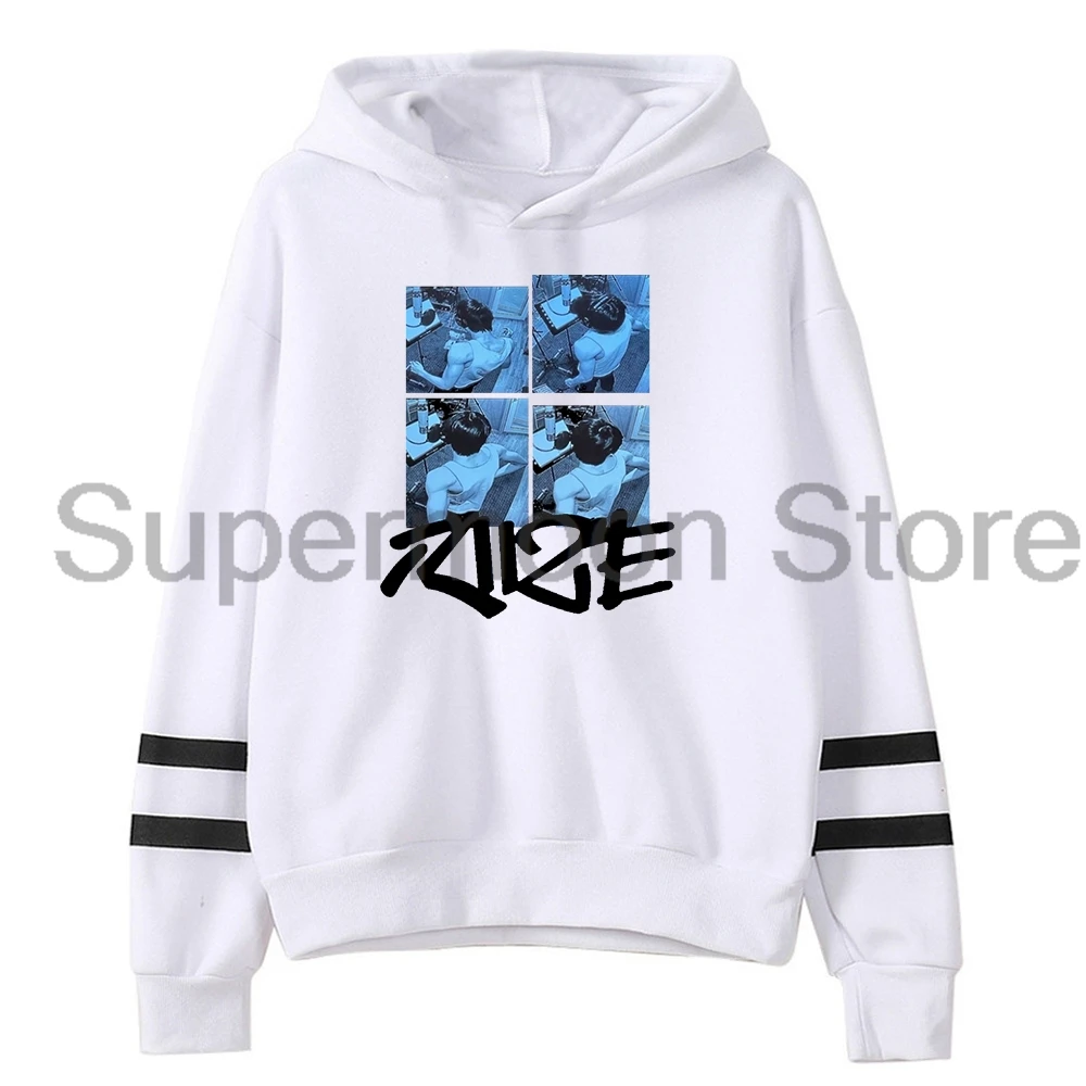 Kpop RIIZE Merch Hoodie RIIZING Day 2024 Pocketless Parallel Bars Sleeve Streetwear Women Men Hooded Sweatshirt Hip Hop Clothes