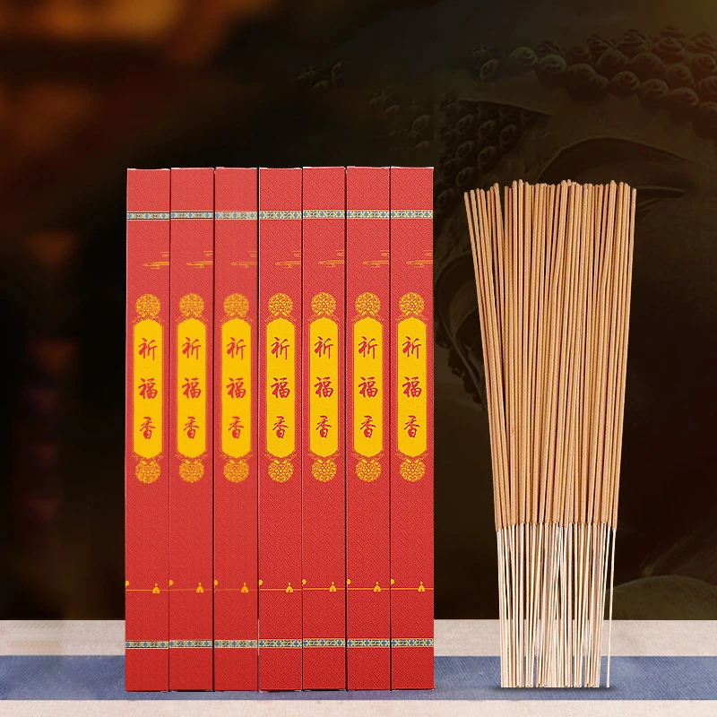 PINNY 3 Box / Bag Natural Buddha Incense Stick 33CM Blessing Bamboo Incense Encens Stick