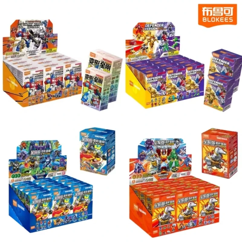 Blokees Transformers Defender Series 5 Action Figures - Galvatron Jetfire Optimus Prime - Reflector Assembly Model Toys  Gift