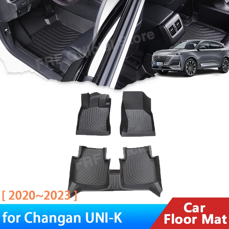 

for Changan UNI-K UNIK UNI K 2020 2021 2022 2023 Accessories Car Floor Mat Foot Panel Line Carpet Pad Waterproof Interior Auto