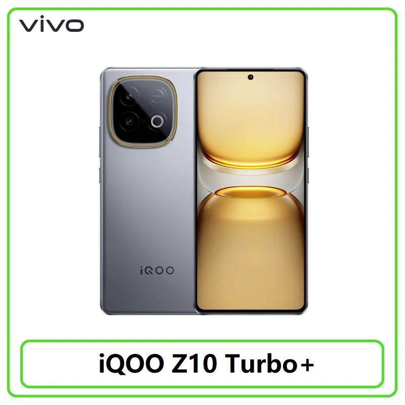 هاتف ذكي Vivo iQOO Z10 Turbo+Plus 5G مقاس 6.78 بوصة الأبعاد 9400+ 8000 مللي أمبير في الساعة بلوتوث 5.4 NFC