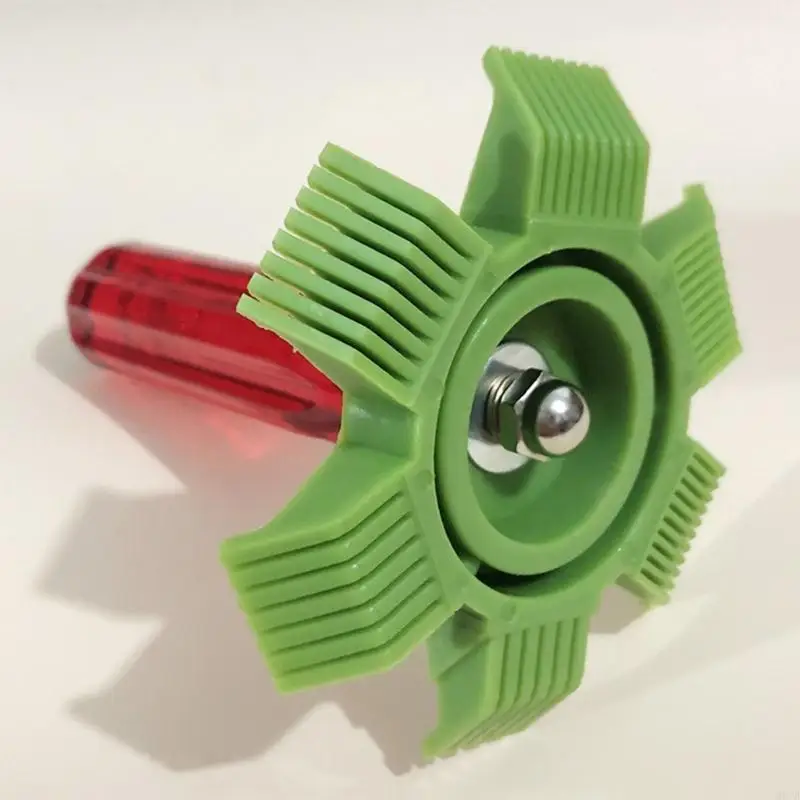 M6CB Réutilisable Air Climating Fin lissener Brosse nettoyage portable Texture ABS APPORT