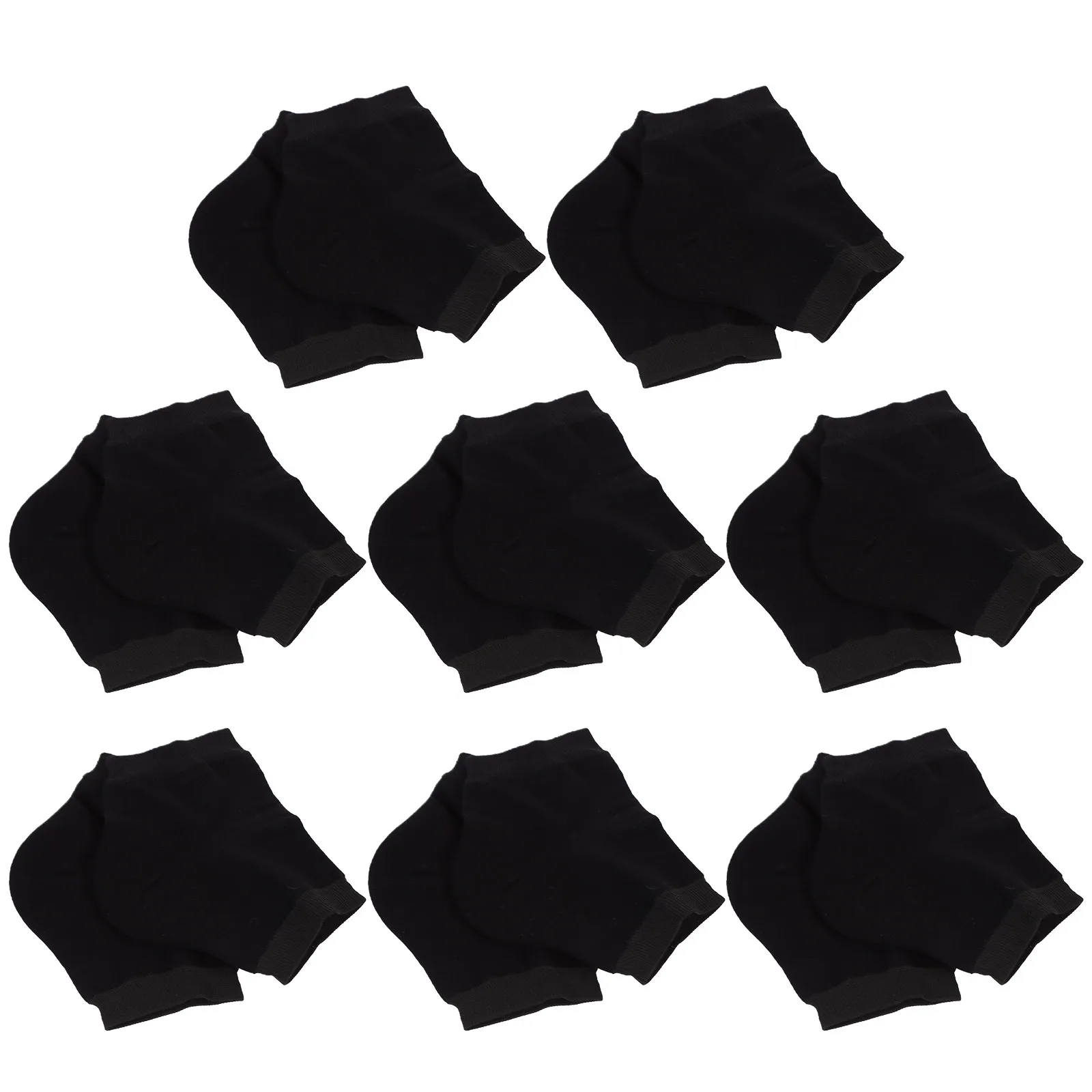 

10pcs Anti-Crack Heel Socks Breathable Foot Sleeves Elastic Heel Protectors For Dry Cracked Feet Reusable Toeless Foot Support