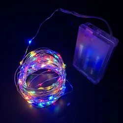 5M filo di rame 50LED ghirlanda fata String Light per la decorazione delle luci del Patio del giardino della festa nuziale di natale di festa