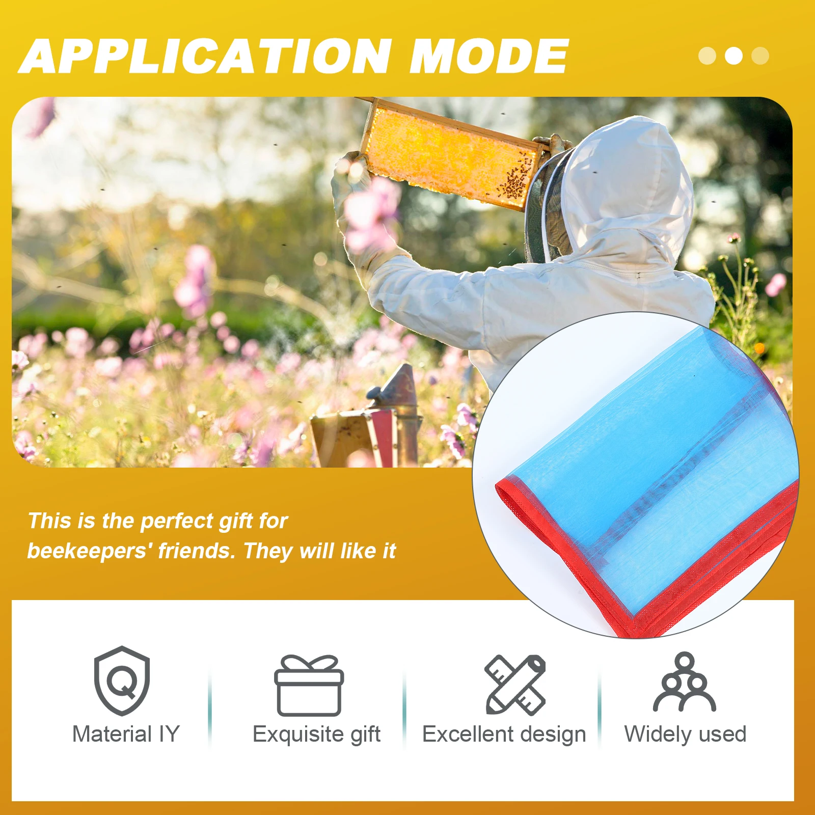 

3pcs Beehive Mesh Net Lid Plastic Cover for Beekeeping Tools Prevent Bees Flying In Out Durable Practical Gardening Supply