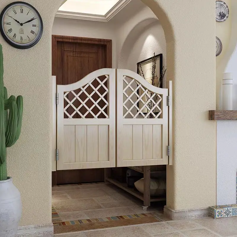 Customized simple shutter partition,solid wood small door, free , cowboy door, solid wood thickened