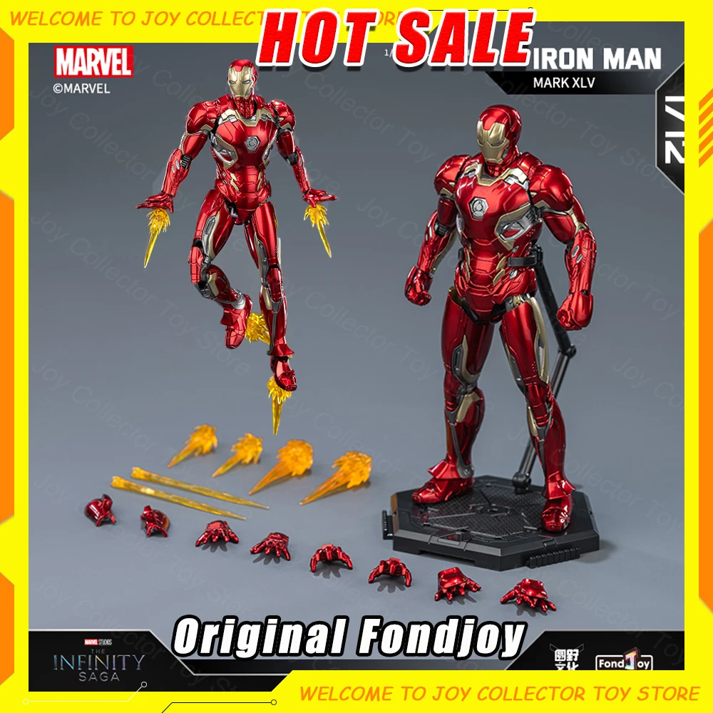 Оригинальный комплект модели Fondjoy Iron Man 1/12 MK45, бесконечная сага Ironman Mark 45, подвижная фигурка из АБС-пластика, игрушка на заказ, подарок