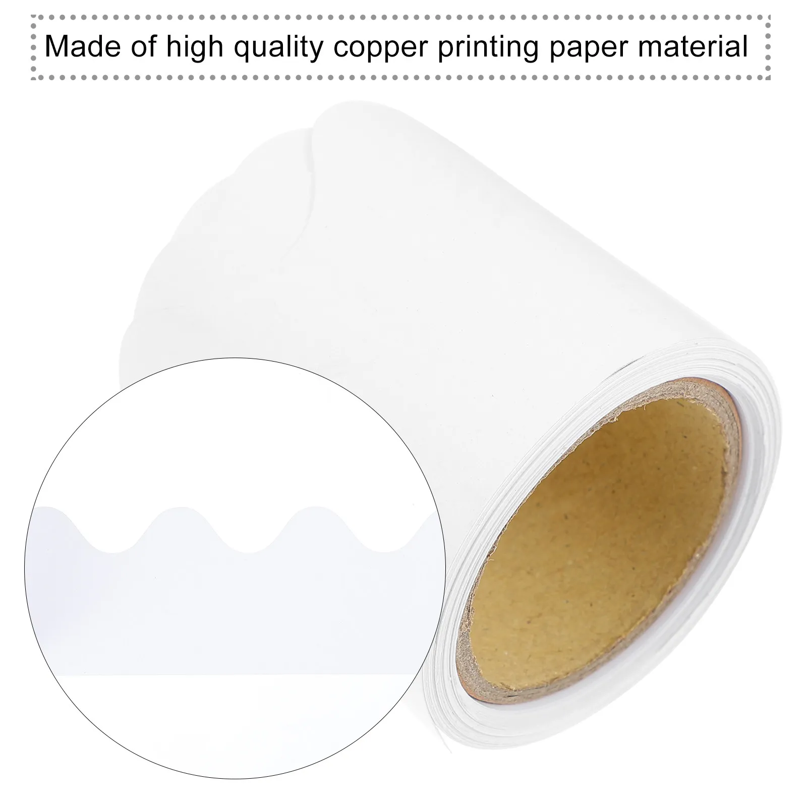 5M Bulletin Border Paper Premium Material Chalkboard Border Trim for Bulletin Board Doors Windows Walls Classroom