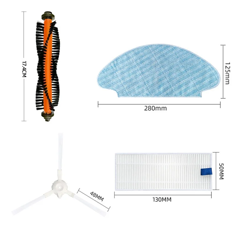 لقطع غيار المكنسة الكهربائية الروبوتية Explorer Serie 20 RG6825 RG6871 RG6875