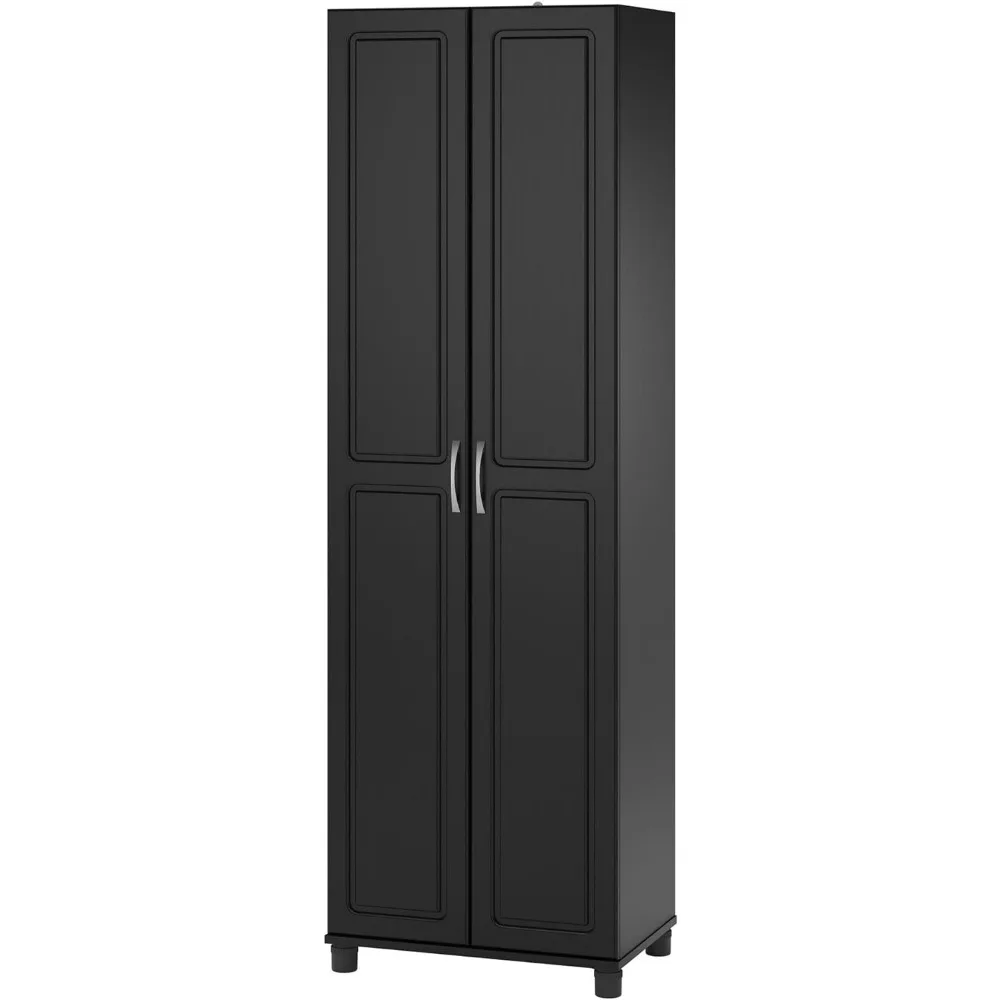 SystemBuild Evolution Kendall 24" Utility Storage Cabinet - Black