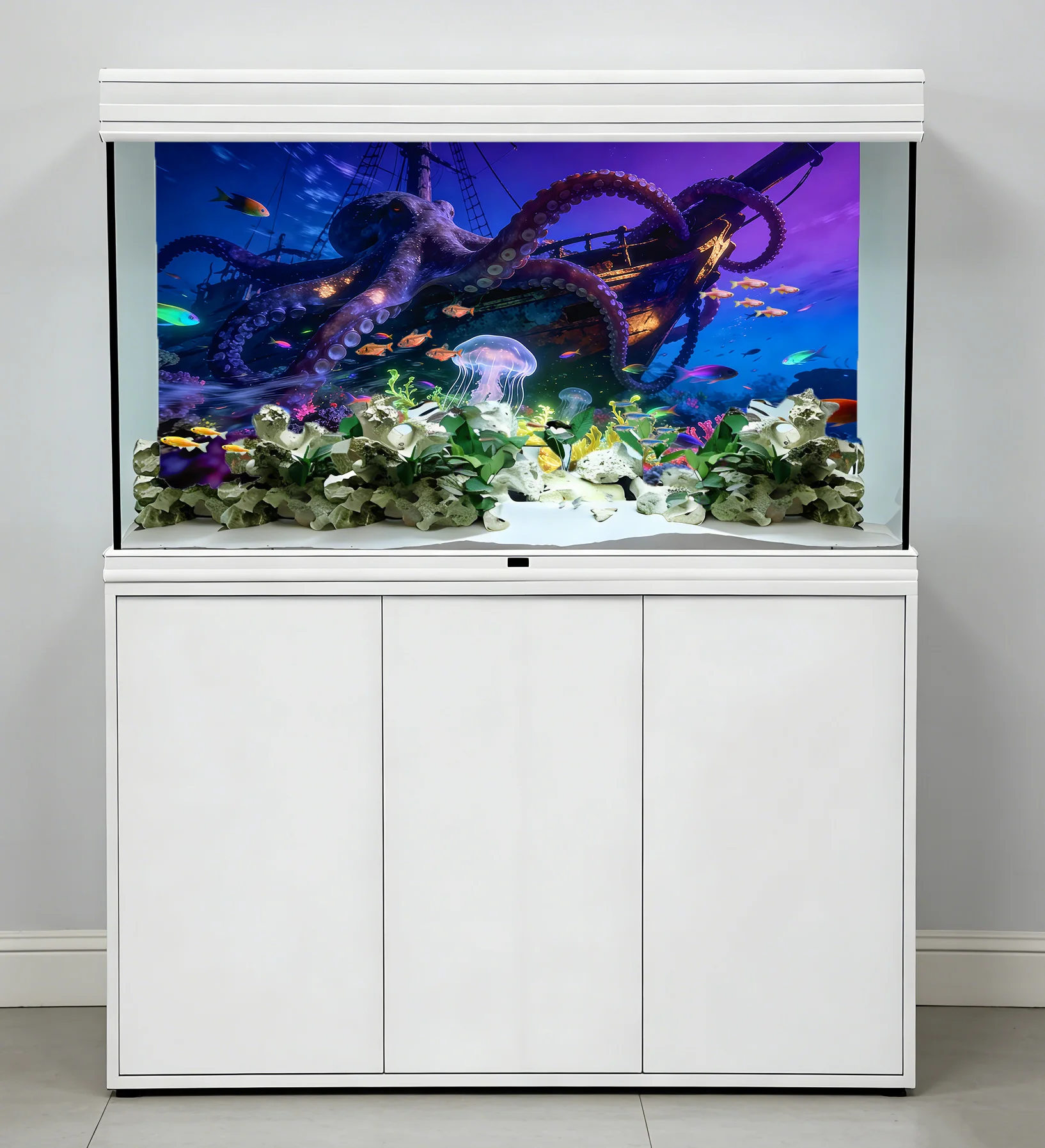 Aquarium achtergrondsticker, O - Aquarium Fish Paradise recensie en prijs