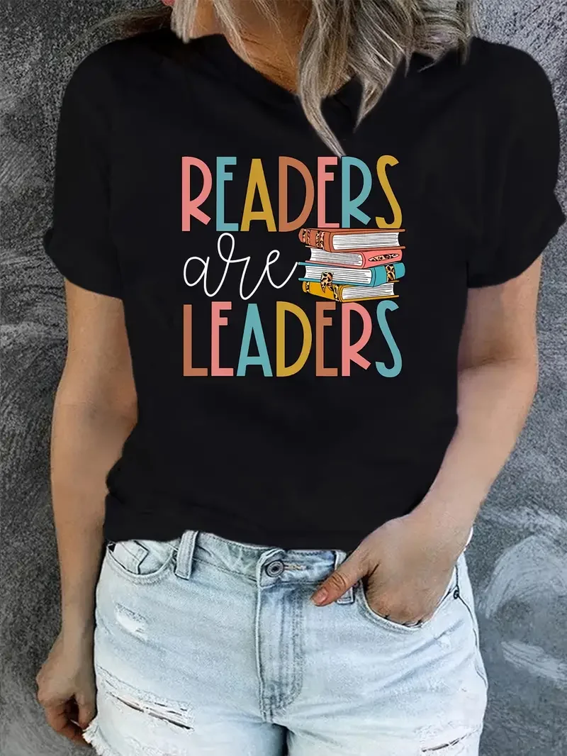 Teacher shirt reader is a leader shirt reading teacher book teacher gift to book enthusiast gift to librarian reading month