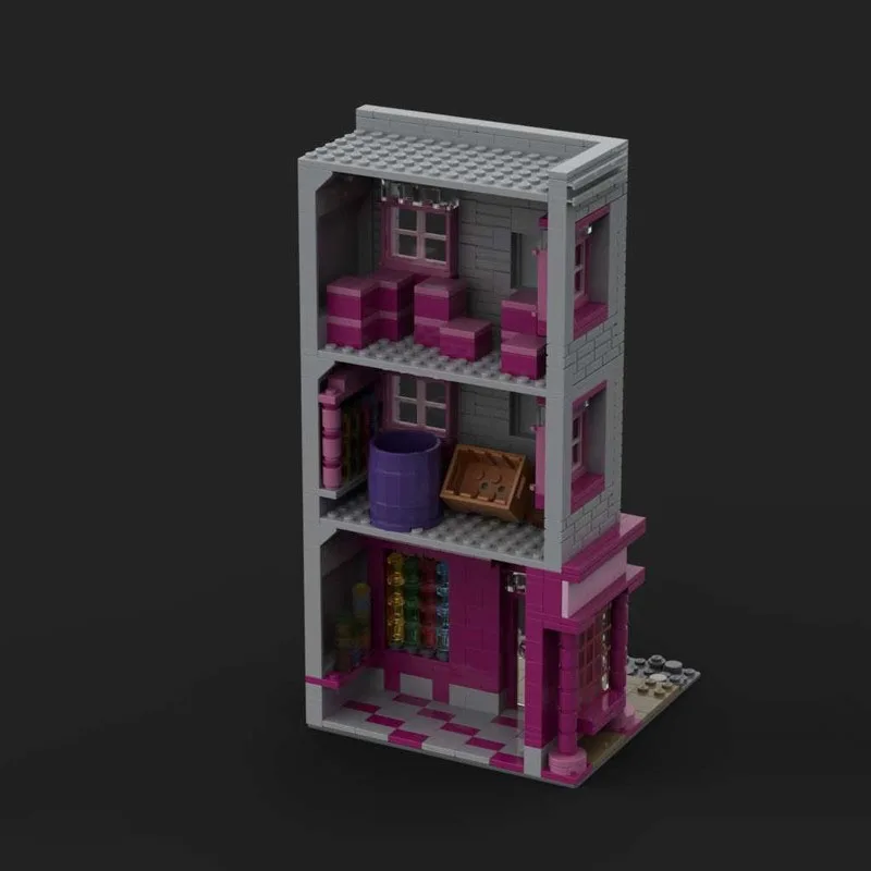 فيلم شعبي Moc بناء الطوب وحدات قطري زقاق 75978 تمديد نموذج التكنولوجيا كتل عيد الميلاد لتقوم بها بنفسك لعبة البناء هدية