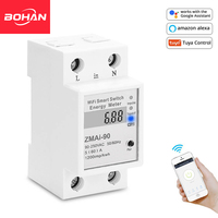 ZMAI 90 Wifi Smart Switch Energy Meter Model ZMAI-90 Voltmeter Wattmeter Power Meter Tuya Smart Life APP Work With Alexa Google