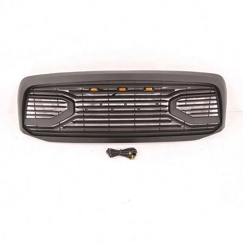 

Gobison Front Car Grille With Light for 2006-2008 Dodge RAM 1500 Front Bumper Grille