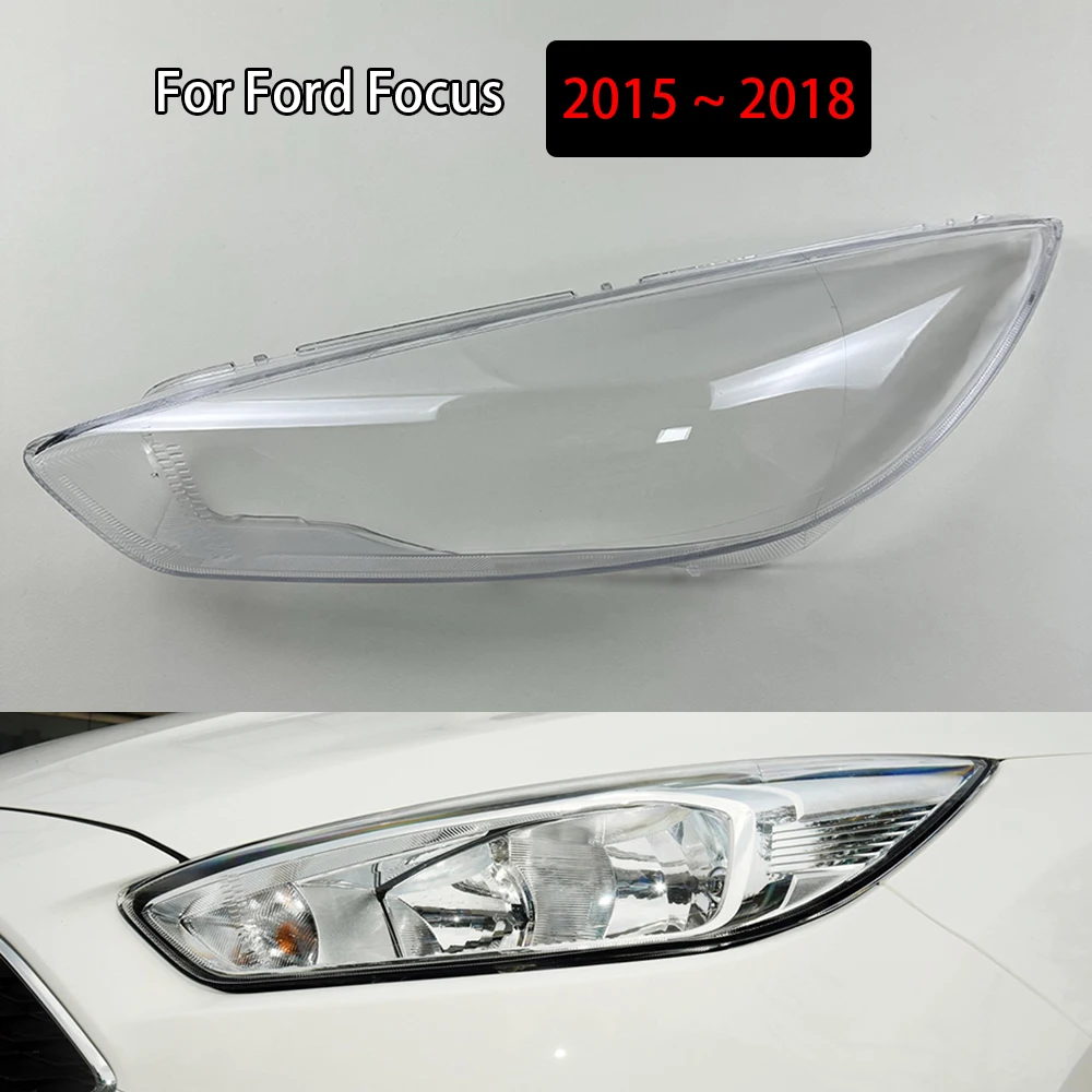 

Headlamp Transparent Shell Lampshade Lamp Shade Front Headlight Cover Lens Plexiglass For Ford Focus 2015 2016 2017 2018