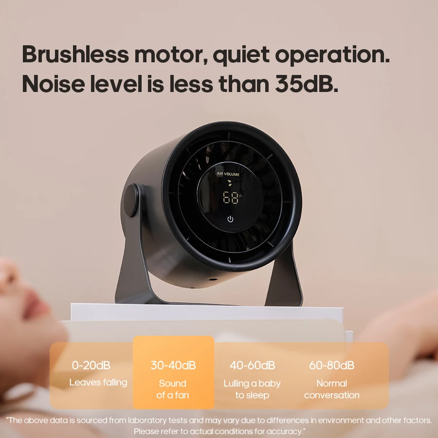 مروحة محمولة متعددة الوظائف 100 سرعة تروس 3600 مللي أمبير في الساعة مروحة تبريد سطح المكتب USB منخفضة الضوضاء مع شاشة LED وشاشة تعمل باللمس