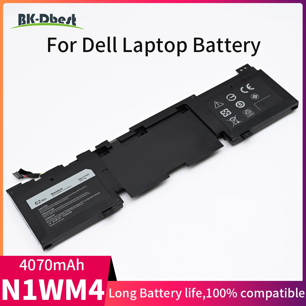 

BK-Dbest NEW N1WM4 Laptop Battery For Dell Alienware 13 R2 13.3" 2VMGK 62wh 15.2V With High Quality