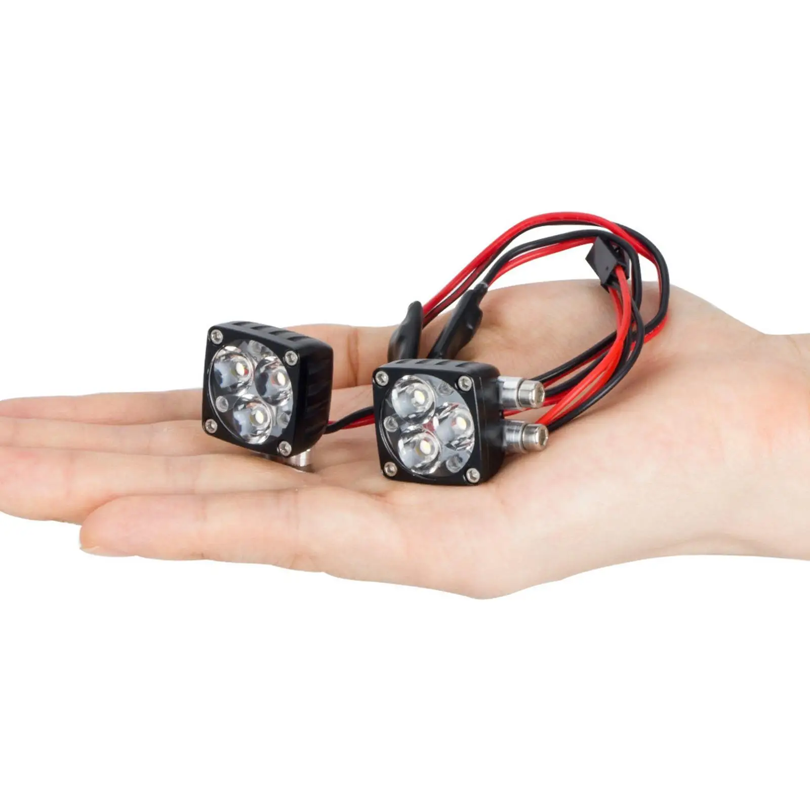 

2Pcs RC LED Light Kit Compatible Versatile Replacement Aluminum Alloy Professional Sturdy