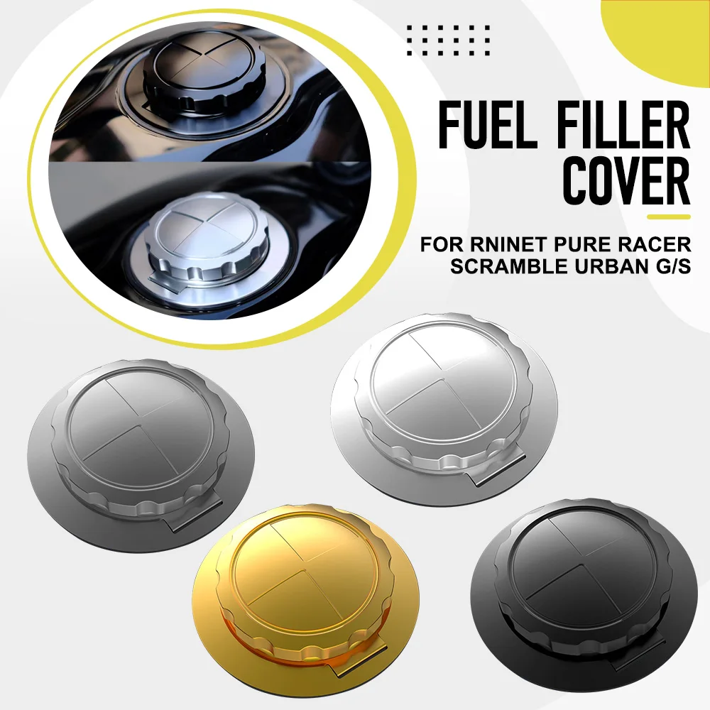 

For BMW R NINE T RNINET Pure Racer Scramble Urban G/S Aluminum Motorcycle Accessories Retro Oil Fuel Tank Gas Cap Cover Keyless